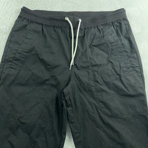 Vuori Pants Mens Large Black Ripstop Traveler Jogger V434 Pockets Outdoor Casual